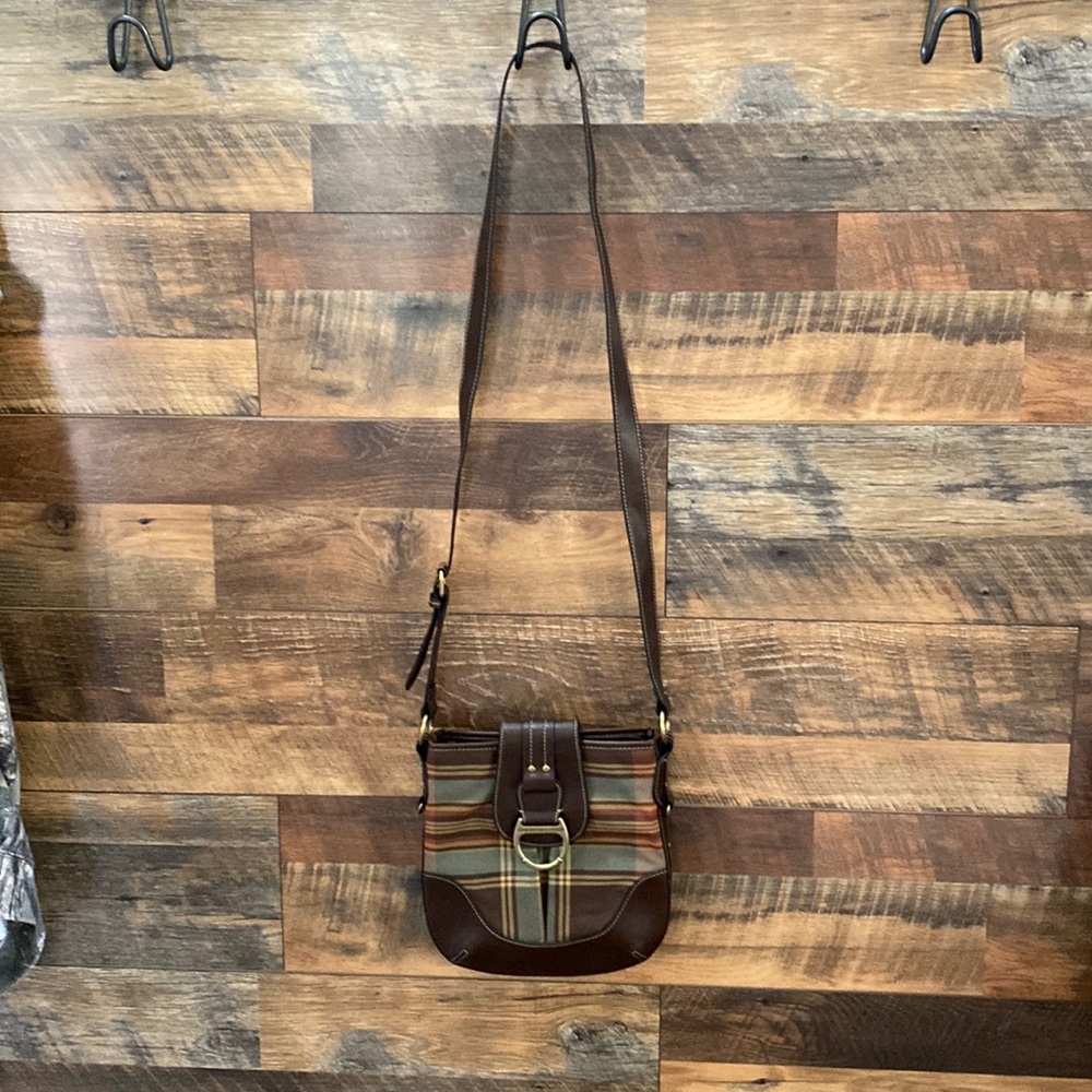 American Living plaid purse